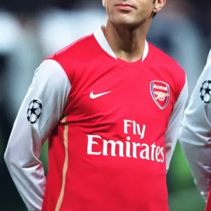 Cesc Fabregas en acción para el Arsenal contra CSKA Moscú, Liga de Campeones de la UEFA Grupos C y D del Grupo G El Estadio Emiratos Árabe Unidos Londres 01-11-2006