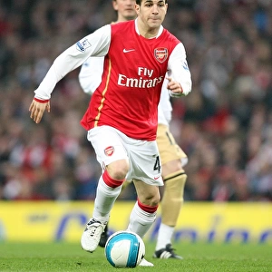 Cesc Fabregas in Action for Arsenal Against Middlesbrough, Barclays Premier League, Emirates Stadium, London, 2007