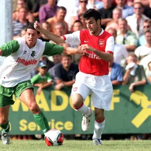Cesc Fabregas in Action for Arsenal at Schwadorf Pre-Season Friendly, 2006