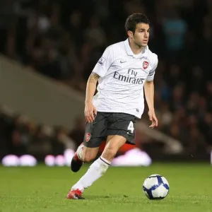 Cesc Fabregas in Action: Arsenal vs. West Ham United (1:1), October 2009