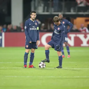 Cesc Fabregas and Andrey Arsahvin (Arsenal) Cesc Fabregas and Andrey Arsahvin (Arsenal)