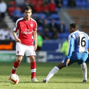 Cesc Fabregas (Arsenal) Antonio Valencia (Wigan) Cesc Fabregas (Arsenal) Antonio Valencia (Wigan)