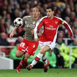Cesc Fabregas (Arsenal) Axel Witsel (Liege)