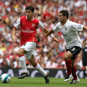 Cesc Fabregas (Arsenal) Carlos Bocanegra (Fulham)