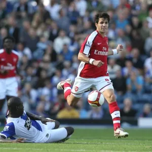 Cesc Fabregas (Arsenal) Christopher Samba (Blackburn) Cesc Fabregas (Arsenal) Christopher Samba (Blackburn)