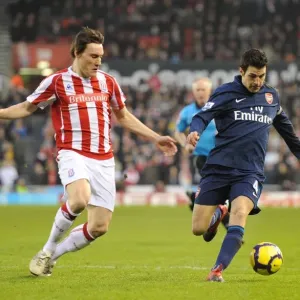 Cesc Fabregas (Arsenal) Dean Whitehead (Stoke). Stoke City 1: 3 Arsenal
