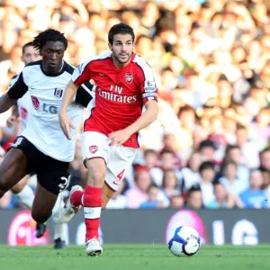 Cesc Fabregas (Arsenal) Dickson Etuhu (Fulham)