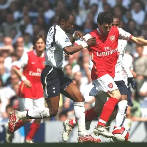 Cesc Fabregas (Arsenal) Didier Zokora (Tottenham) Cesc Fabregas (Arsenal) Didier Zokora (Tottenham)