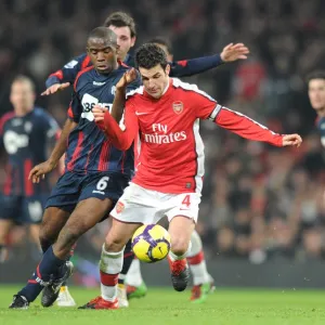 Cesc Fabregas (Arsenal) Fabrice Muamba (Bolton). Arsenal 4: 2 Bolton Wanderers