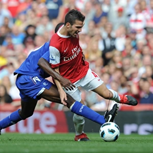 Cesc Fabregas (Arsenal) Fabrice Muamba (Bolton). Arsenal 4: 1 Blackburn Rovers