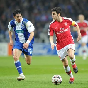 Cesc Fabregas (Arsenal) Fucile (Porto). FC Porto 2: 1 Arsenal, UEFA Champions League