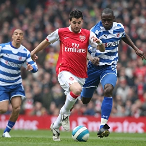 Cesc Fabregas (Arsenal) Ibrahima Sonko (Reading)