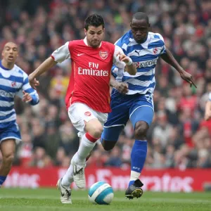 Cesc Fabregas (Arsenal) Ibrahima Sonko (Reading)