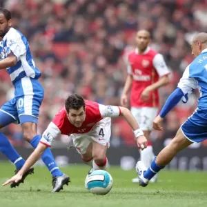 Cesc Fabregas (Arsenal) Jimmy Kebe and James Harper (Reading)