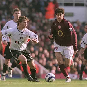 Cesc Fabregas (Arsenal) Jon Spector (Charlton). Arsenal 3: 0 Charlton Athletic