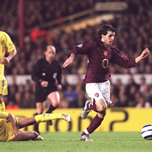 Cesc Fabregas (Arsenal) Juan Pablo Sorin (Villarreal). Arsenal 1: 0 Villarreal