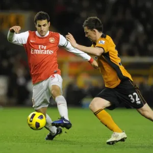 Cesc Fabregas (Arsenal) Kevin Foley (Wolves). Wolverhampton Wanderers 0: 2 Arsenal Cesc Fabregas (Arsenal) Kevin Foley (Wolves). Wolverhampton Wanderers 0: 2 Arsenal