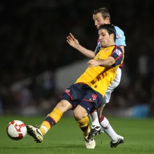 Cesc Fabregas (Arsenal) Lee Bowyer (West Ham) Cesc Fabregas (Arsenal) Lee Bowyer (West Ham)