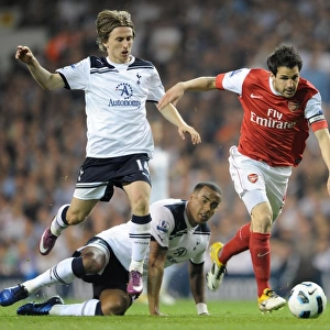 Cesc Fabregas (Arsenal) Luka Modric and Tom Huddlestone (Tottenham). Tottenham Hotspur 3