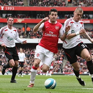 Cesc Fabregas (Arsenal) Martin Skrtel (Liverpool)