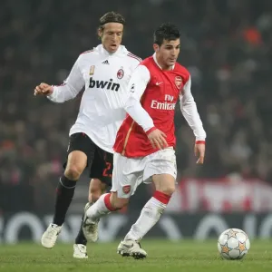 Cesc Fabregas (Arsenal) Massimo Ambrosini (AC Milan) Cesc Fabregas (Arsenal) Massimo Ambrosini (AC Milan)