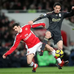 Cesc Fabregas (Arsenal) Maxi Rodriguez (Liverpool). Arsenal 1: 0 Liverpool