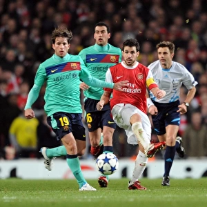 Cesc Fabregas (Arsenal) Maxwell (Barcelona). Arsenal 2: 1 Barcelona. UEFA Champions League
