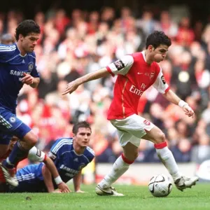 Cesc Fabregas (Arsenal) Micahel Ballack (Chelsea) Cesc Fabregas (Arsenal) Micahel Ballack (Chelsea)