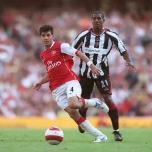 Cesc Fabregas (Arsenal) Mikele Liegertwood (Sheff Utd) Cesc Fabregas (Arsenal) Mikele Liegertwood (Sheff Utd)