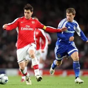 Cesc Fabregas (Arsenal) Olexandr Aliyev (Kiev)
