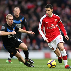 Cesc Fabregas (Arsenal) Paul Scholes (Man Utd). Arsenal 1: 3 Manchester United