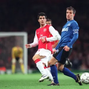Cesc Fabregas (Arsenal) Rafael van der Vaart (Hamburg)