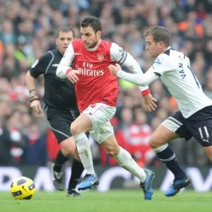 Cesc Fabregas (Arsenal) Rafeal van der Vaart (Tottenham). Arsenal 2: 3 Tottenham Hotspur