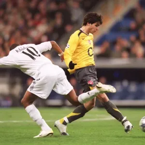 Cesc Fabregas (Arsenal) Robinho (Real). Real Madrid 0: 1 Arsenal