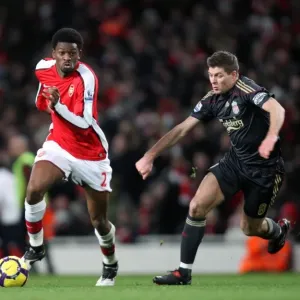 Cesc Fabregas (Arsenal) Steven Gerrard (Liverpool). Arsenal 1: 0 Liverpool