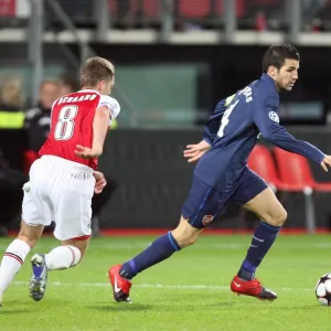 Cesc Fabregas (Arsenal) Stijn Schaars (AZ Alkmaar)