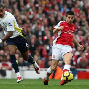 Cesc Fabregas (Arsenal) Tom Huddlestone (Tottenham) Cesc Fabregas (Arsenal) Tom Huddlestone (Tottenham)
