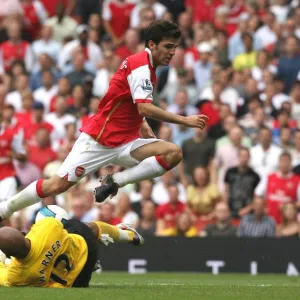 Cesc Fabregas (Arsenal) Tony Warner (Fulham)