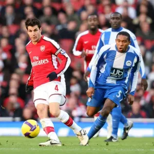 Cesc Fabregas (Arsenal) Wilson Palacios (Wigan) Cesc Fabregas (Arsenal) Wilson Palacios (Wigan)