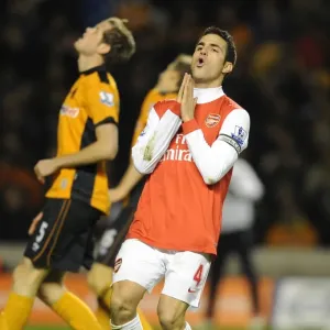 Cesc Fabregas (Arsenal). Wolverhampton Wanderers 0: 2 Arsenal, Barclays Premier League Cesc Fabregas (Arsenal). Wolverhampton Wanderers 0: 2 Arsenal, Barclays Premier League