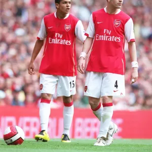 Cesc Fabregas and Denilson (Arsenal)