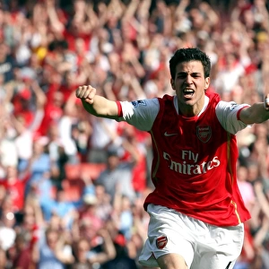 Cesc Fabregas Euphoric Moment: Arsenal's Unforgettable 2-1 Win Over Bolton Wanderers, FA Premiership, 2007