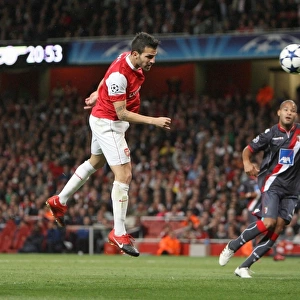 Cesc Fabregas heads his 2nd goal and Arsenals 4th. Arsenal 6: 0 SC Braga