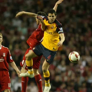 Cesc Fabregas (Liverpool) Xabi Alonso (Liverpool) Cesc Fabregas (Liverpool) Xabi Alonso (Liverpool)