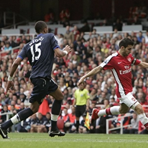 Cesc Fabregas scores Arsenals 4th goal as Steven Nzoni