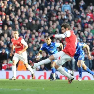 Cesc Fabregas shoots past Leeds goalkeeper Kasper Schmeichel to score the Arsenal goal Cesc Fabregas shoots past Leeds goalkeeper Kasper Schmeichel to score the Arsenal goal