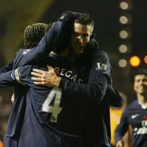 Cesc Fabregas Triumphant Goal: Arsenal's 3-1 Victory Over Wolves, 2009 Cesc Fabregas Triumphant Goal: Arsenal's 3-1 Victory Over Wolves, 2009