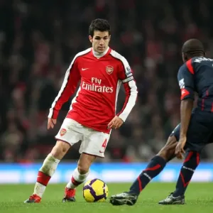 Cesc Fabregas vs. Fabrice Muamba: Arsenal's Victory Over Bolton Wanderers (4:2), Barclays Premier League, Emirates Stadium, 20/1/10 Cesc Fabregas vs. Fabrice Muamba: Arsenal's Victory Over Bolton Wanderers (4:2), Barclays Premier League, Emirates Stadium, 20/1/10