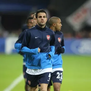 Cesc Fabregas's Brilliant Performance in the 1:1 UEFA Champions League Thriller between Arsenal and AZ Alkmaar at DSB Stadium, 2009