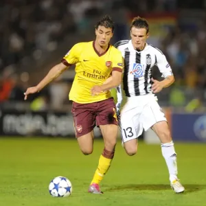 Marouane Chamakh Print, UEFA Champions League Match Marouane Chamakh Print, UEFA Champions League Match